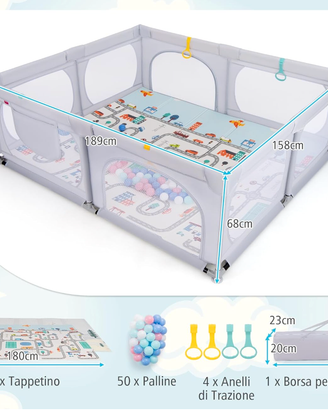 Box-Recinto Bambini 189 x 158 cm