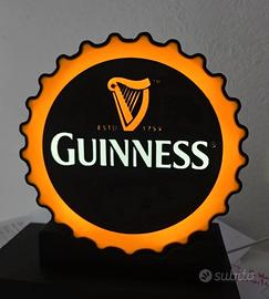 Lampada LED Guinness tappo birra stampa 3D