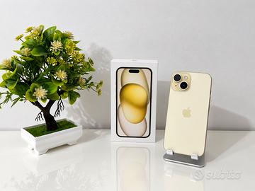 iPhone 15 128GB Giallo Apple Garanzia Telefono iOS