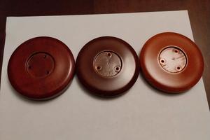 Tappo in legno per volante Alfaromeo d'epoca. 