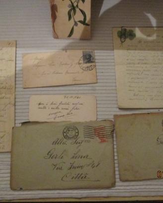 Lettere corrispondenza antica 1912 - 1945