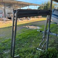 Roll bar abattibile con tendalino