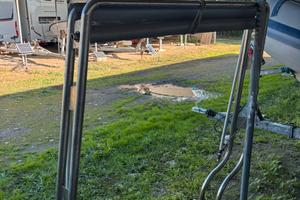 Roll bar abattibile con tendalino