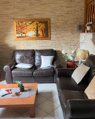 Set due divani in pelle