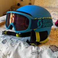 Casco sci Scott + maschera Scott 51-54 cm