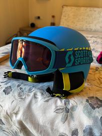 Casco sci Scott + maschera Scott 51-54 cm