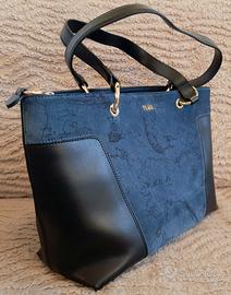 Borsa Alviero Martini blu e nera