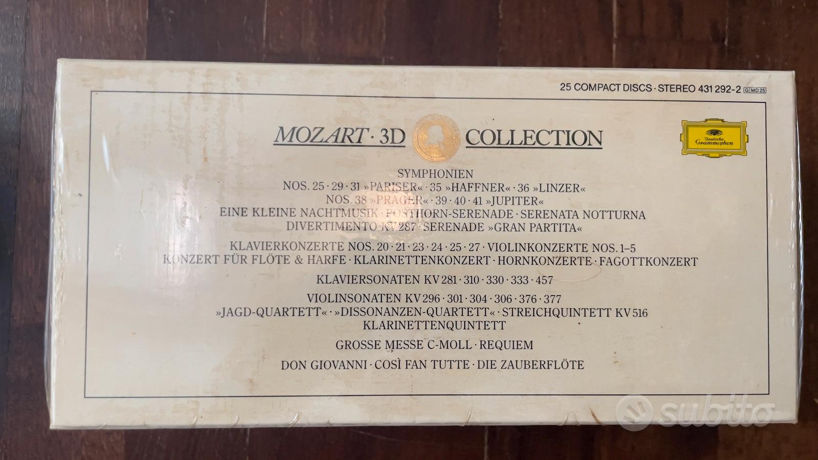 Mozart 3D Collection – Deutsche Grammophon – 25 CD - Musica e Film