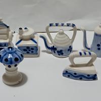 set oggettini ceramica vintage 
