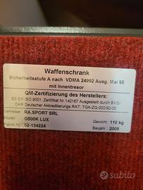 Armadio porta armi