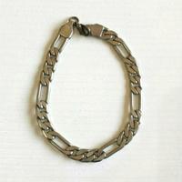 Bracciale da uomo in acciaio inox silver  catena