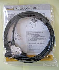 NOTEBOOK LOCK Laccio di sicurezza Lucchetto per PC