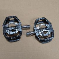 Pedali bicicletta SPD mtb gravel dual function all