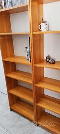 Librerie legno colore miele (disponibili in blocco