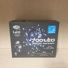 luci di natale, 700 led, 28 metri