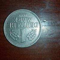 1 Marco Germania 1950 G-moneta da collezione