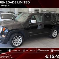 Jeep Renegade 2.0 Mjt 140CV 4WD Limited FINANZIABI