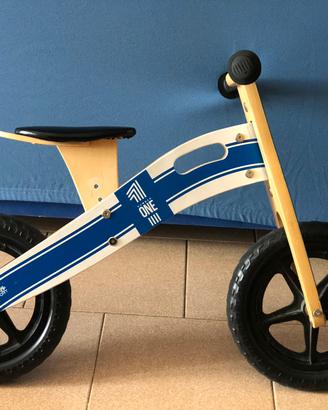 Bici legno senza pedali