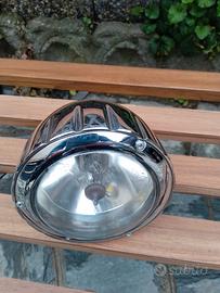 Faro anteriore cromato Harley - Cafe racer