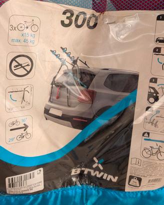 Portabici da portellone B'Twin 300 (2-3 bici)