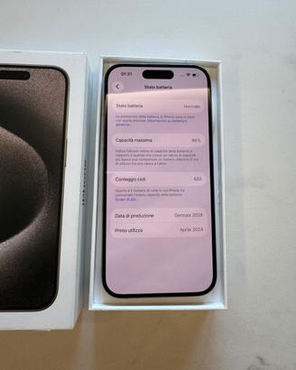 Iphone 15 pro 256gb