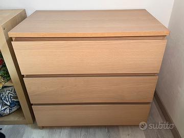 Cassettiera MALM 3 cassetti