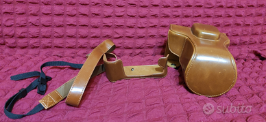 Custodia in pelle per mirrorles Fujifilm
