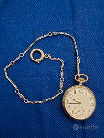 Orologio da tasca doppia cassa in argento 