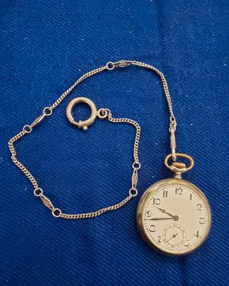 Orologio da tasca doppia cassa in argento 