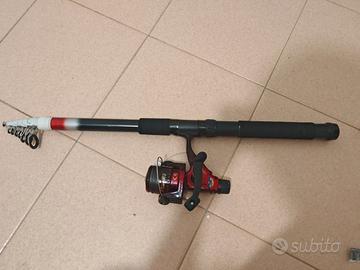 Canna Daiwa 4.5m + Silstar mg500rd +Trecciato 
