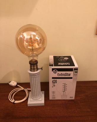 Lampada da tavolo vintage artigianale