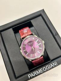 Orologio Parmeggiani Milano. Cassa in acciaio.