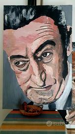 Totò olio su tela 
