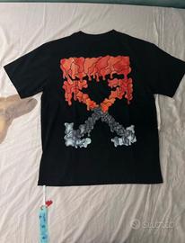 T-Shirt Off-White Black Red