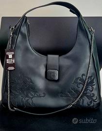 Borsa Hobo Tosca Blu Nera