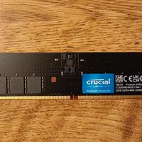 Crucial 1*32 gb 4800 mhz CL40  + Dissipatore ram