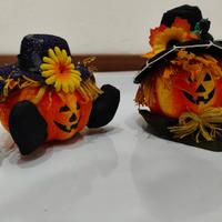decorazioni halloween in cartap3sta, raffia, feltr
