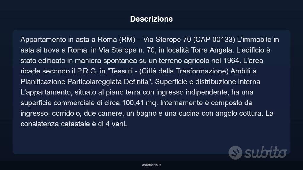 Appartamento – Roma, Torre Angela, Municipio Roma VI - Vista 3