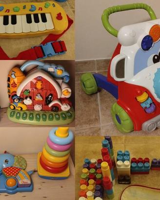 Vari giochi per bambini da 1 a 3 anni
