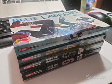 Manga, Death Note e Blue Exorcist