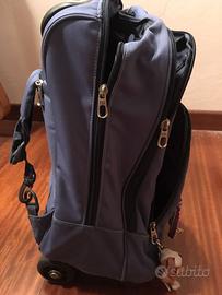 ZAINO SCUOLA SEVEN CON ROTELLE BAMBINA