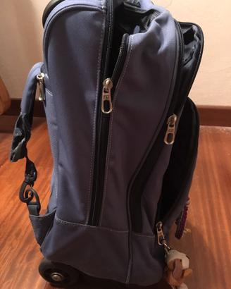 ZAINO SCUOLA SEVEN CON ROTELLE BAMBINA