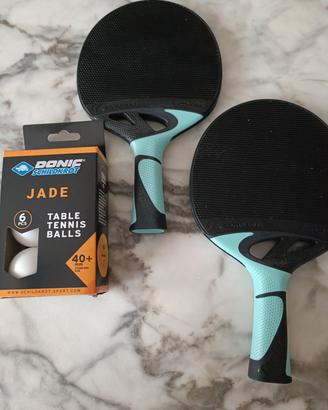 set racchette e palline ping - pong
