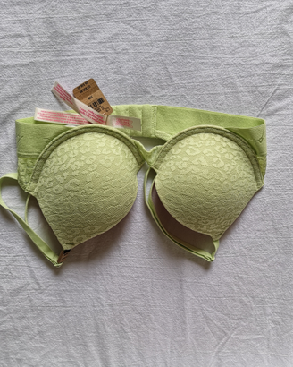 Reggiseno Victoria's Secret Pink in pizzo verde