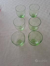 Bicchieri vetro Nason Moretti murano