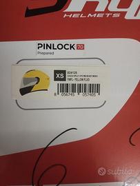 casco modulare hype NUOVO nero e giallo fluo