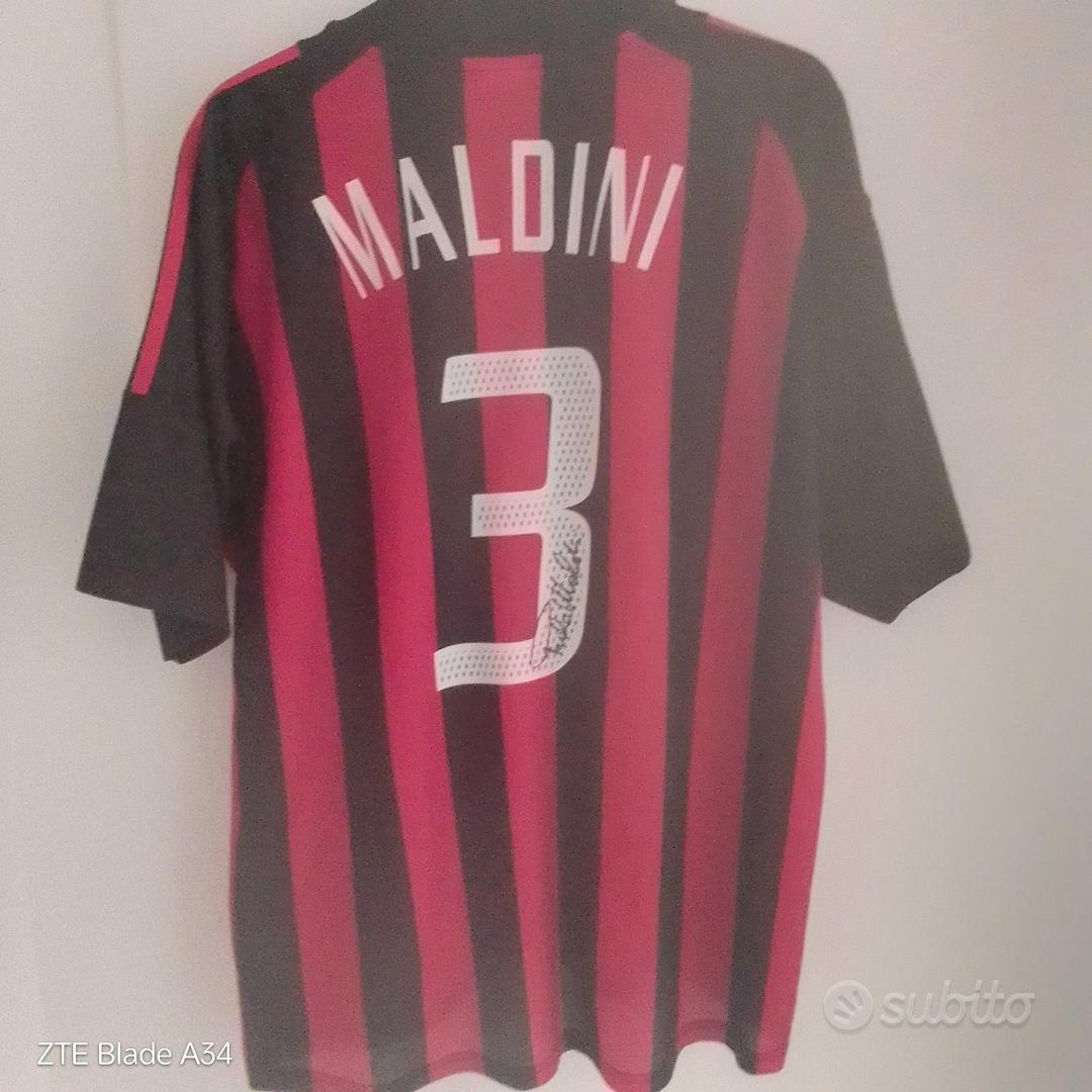 Ac Milan Maglia Maldini Autografata Maglia Napoli Foto Autografata