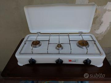 Fornello Gas 3 fuochi CF Parker 5327M GP Smaltato