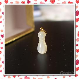 Ciondolo birillo con gancetto in oro 40€