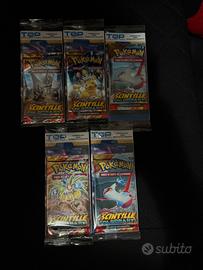 Bustine Pokémon scintille folgoranti